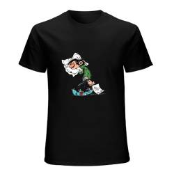 Sleepy Special Gaston Lagaffe Comics Design Gift Idea Stuff Short-Sleeve T-Shirts Black L von LAM PURE