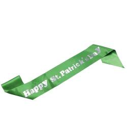 LARUISEE Patricks Day grüne Schärpe Schultergurt Schleife Stirnband Kopf Bopper Irish Hair Hoop Kostüm Zubehör Party Supplies Festliches Haarschmuck von LARUISEE