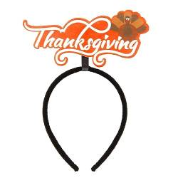 LARUISEE Thanksgiving Stirnband Kreativer Haarreifen Mode Haarband für festliche Party Feiern Multifunktionale Haardekoration Bequem Thanksgiving Haarreifen von LARUISEE