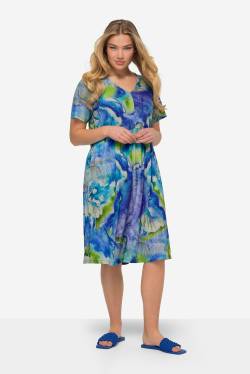 Große Größen Jerseykleid, Damen, blau, Größe: M, Polyester, LAURASON von LAURASON