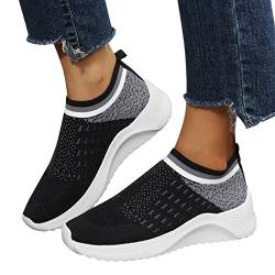 Orthopädische Schuhe Damen Sommer Diabetiker Mesh Casual Walkingschuhe Outdoor Plateau Atmungsaktiv Laufschuhe mit Luftkissen Rutschfeste Leichte Sneaker JoggingAir Cushion Sportschuhe Turnschuhe 195 von LCpddajlspig