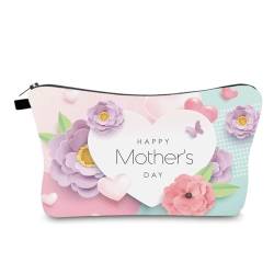 LEEINTO Make-up-Tasche, spritzwassergeschützt, Kulturbeutel, große Kapazität, Kosmetiktasche, Muttertagsgeschenk, Handtasche, Make-up-Reißverschlusstasche, Geschenk für Mama von LEEINTO