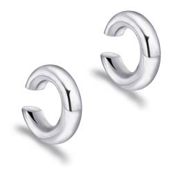 LEGENTLISUR 24mm Ohrclip Aus Messing Knorpel Ohrclip Ring Ohrclip Geeignet Zum Tragen Von Knorpelohrringen Schmuckgeschenke Für Frauen（Platin） von LEGENTLISUR