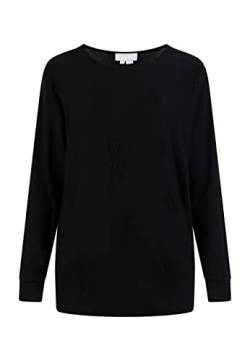 LEOMIA Women's Strick Pullover, Schwarz, XL/XXL von LEOMIA