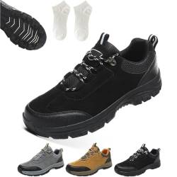 Mens Outdoor Hiking Orthopedic Shoes,Waterproof Trailing Trekking Walking Shoes,Casual Non Slip Lightweight Sneakers von LETROBBV