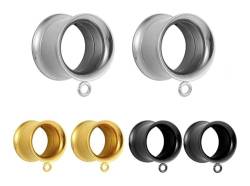 LGXLGX 6 Stück DIY Tunnel Plugs Gauges for Ohren Piercing Schmuck, baumelnde DIY Ohr Messgeräte Zubehör for Frauen Männer(B,16mm) von LGXLGX