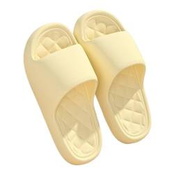 LIBANGRONG-888 Flip Flops Weiche Hausschuhe mit offenen Zehen, leichte, weiche Hausschuhe for drinnen und draußen for Damen und Herren Outdoor Sandalen(Weiß,38-39) von LIBANGRONG-888