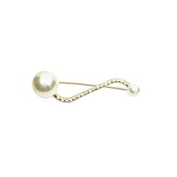 Pin Brosche Broschen Pin Cool Schal Cardigan Clip Gebogene Pins for Frauen Kleidung Zubehör Damen Brosche von LIBANGRONG-888