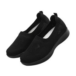 LIFKOME 1 Paar Sportschuhe Freizeitschuhe Gesundheitsschuhe noppenschuhe snekers Schuhe anziehen Mesh-Turnschuhe Damen-Sneaker weibliche Turnschuhe atmungsaktive Schuhe Innen: Eva Black von LIFKOME