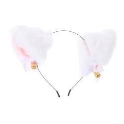 LIFKOME 1 Stück Kopfbedeckung Mit Schleife Haarband Für Damen Haarschmuck Haarreifen Pelzige Ohren Stirnband Maskerade Kopfschmuck Cosplay Ohr Stirnband Haarspange Pelziger von LIFKOME