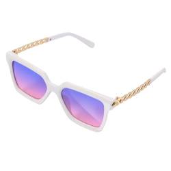 LIFKOME 1stk Spitzen-sonnenbrille Bunte Sonnenbrille Sommer Sonnenbrille Retro-sonnenbrille Sonnenbrille Frauen Polarisiert Frauen Brille Verspiegelte Sonnenbrille Draussen Plastik Weiß von LIFKOME