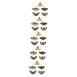 LIFKOME 25 Stück Schmetterlings Brosche Kleidungsbrosche Retro Brosche Broschen Für Damen Ästhetische Damenbekleidung Zubehör Insektennadel Schal Brosche Kleidung Ornament von LIFKOME
