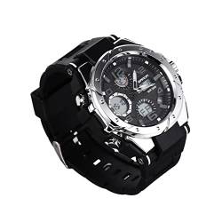 LIFKOME 2St Anschauen Boderry-Uhren für Herren widerstandsfähige Uhr für Herren draussen Sportuhr damenarmbanduhr ladies watch Damenuhren wasserdichte Armbanduhr mechanische Uhr Harz Black von LIFKOME