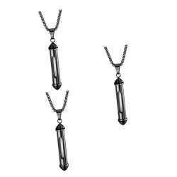 LIFKOME 3St Urne Halskette damenhalskette men's necklaces Urnenkette für Männer Asche-Halskette für Gedenkkette herren halsketten Urnen für menschliche Asche Halskette Urnenkette für Asche von LIFKOME