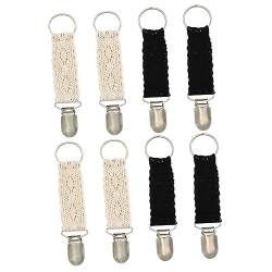 LIFKOME 8 Stk Spitze Hut Clip Hutclips für Handtaschen Spitzenhutclips für Handtasche pocket clip vielzweckklammern hat clip Hutclip aus Spitze tragbarer Taschenclip für Frauen Baumwolle von LIFKOME