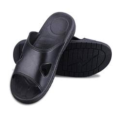 LIFKOME Antistatische Hausschuhe Herren Sandalen Untere Hausschuhe Strandsandalen Für Herren Schwarze Hausschuhe Herrenhausschuhe Herren-sandalen Männer Hausschuhe Herren Hausschuhe Black von LIFKOME