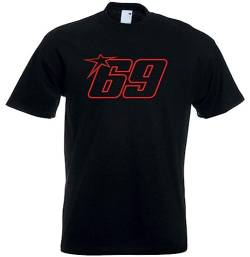 LIMENGDA Nicky Hayden 69 Mens Moto Gp T Shirt Black XL von LIMENGDA