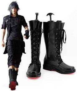 LINLINCD Cosplay wig Game Final Fantasy Xv Cosplay Noctis Lucis Caelum Cosplay Boots Adult Men Shoes Halloween Christmas Party Accessories 36 von LINLINCD