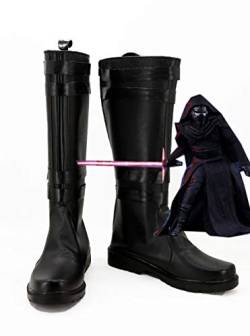 LINLINCD Cosplay wig Star Wars 7 Cosplay Shoes The Force Awakens Kylo Ren Boots Moive Jedi Men Euro Size Halloween Costumes 38 von LINLINCD