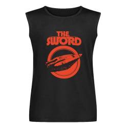 The Sword American Heavy Metal Band Sleeveless T-Shirt Printed Tee Black Mens Vest Tank Top Shirt L von LIONHU