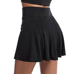 Damen Sport Rock mit Hose Sommerrock Minirock Sportrock Golfrock Tennis Golf Rock Sport Workout Running kurz von LIPIODOL