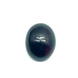 LKBEADS 1 Pcs. Of 12x10x5mm Natural Black Ehiopian Opal Oval Shape Cabochon cut loose gemstone for Jewelry making. | OGS_140 von LKBEADS