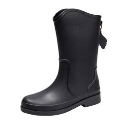 Wasserdichte, wadenlange Regenstiefel for Damen, rutschfeste Gummistiefel for Damen, Arbeitsstiefel for draußen, Gartenschuhe for nasses Wetter, for Gartenarbeit und Outdoor-Aktivitäten, langlebige un von LKDFONNV-ZPY