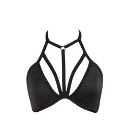 Reizwäsche Dessous Sexy Dessous Sex Unterwäsche Für Die Frau Lace Top Sexy Lingerie Bra Women Kinky Outfit Sexy Outfits Für Damen Unterwäsche Spitze Bondageset Schwarz XL von LKRSEEF