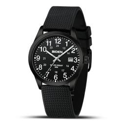 LN LENQIN Herren Uhr Uhren Herren Männer Analog Quarz 30M wasserdichte Armbanduhren Herren mit Datum Mode Casual Designer Uhr für Herren Silicone Band von LN LENQIN