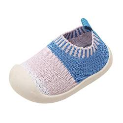 LOIJMK Niedliche Schuhe Jungen Mädchen Kleinkind Turnschuhe Rutschfeste erste 6 9 12 18 24 Monate Schuhe Baby Krabbeln (Sky Blue, 19 Infant) von LOIJMK