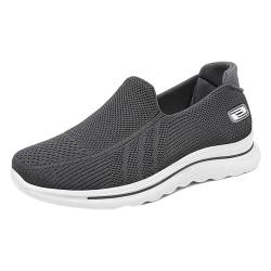 Turnschuhe Damen Schwarz Atmungsaktiv - Laufschuhe Fitnessschuhe Leicht Bequem Sportschuhe Sneaker Slip on Arbeitsschuhe Tennisschuhe Jogging Outdoor Tennisschuhe Hallenschuhe von LOIJMK