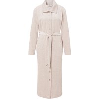 LOUIS FÉRAUD High Class Bademantel, Knopfleiste, Klappkragen, für Damen, beige, 44 von LOUIS FÉRAUD