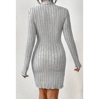 LOVGCCN Strickkleid Heißes Mädchen in einem sexy Langarmkleid voller Lust (Schlanker, hüftbetonter kurzer Rock) von LOVGCCN