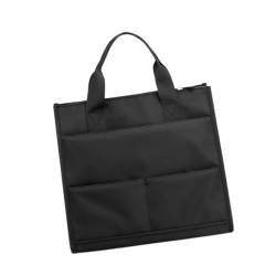 LOVIVER Laptoptasche für Herren, große Kapazität, Dokumententasche, Arbeitsaktentasche für Business-Laptop, Schwarz von LOVIVER