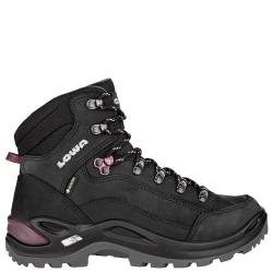 Lowa Renegade GTX Mid Women Größe UK 5,5 schwarz/pflaume von LOWA