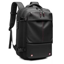 Alepeak Vakuum-Rucksack, Rucksack mit Vakuum-Kompression, erweiterbarer Anti-Diebstahl-60-L-Rucksack mit Vakuum-Kompression, wasserdichter AirVac-Rucksack von LQVNSAX