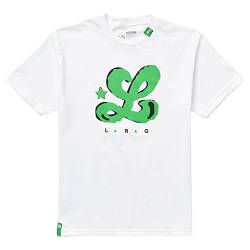 LRG Herren Shakey L Logo T-Shirt, Weiss/opulenter Garten, 4X von LRG