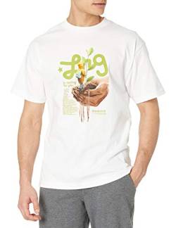 LRG Men's Spring 21 Graphic Designed Logo T-Shirt, Rooting White, Large von LRG