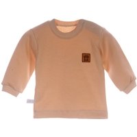 La Bortini Langarmshirt Baby Shirt Swetshirt in Beige 44 50 56 62 68 74 80 86 92 98 von La Bortini