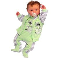 La Bortini Strampler Strampler und Hemdchen Set Baby Anzug 2tlg aus reiner Baumwolle, 44 50 56 62 68 74 von La Bortini