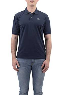 La Martina - Klassisches Poloshirt aus Piqué Regular Fit, Marineblau, Man von La Martina