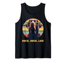 Duck Duck Lab Labrador Retriever Hund Entenjagd Enten Jäger Tank Top von Labrador Retriever Design Herren Damen Hundefreund