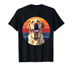 Labrador Retriever Outfit Retro Hund Design Hundebesitzer T-Shirt von Labrador Retriever Design Herren Damen Hundefreund