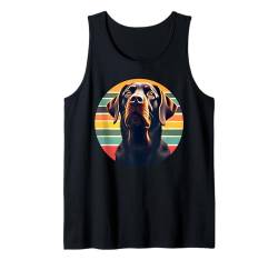 Labrador Retriever Outfit Retro Hund Design Hundebesitzer Tank Top von Labrador Retriever Design Herren Damen Hundefreund