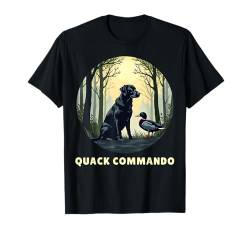 Quack Commando Labrador Retriever Hundebesitzer Enten Jäger T-Shirt von Labrador Retriever Design Herren Damen Hundefreund