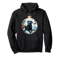 Hund Black Labrador Retriever Weihnachten Pullover Hoodie von Labrador Retriever Dogs Apparel