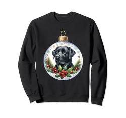 Hund Black Labrador Retriever Weihnachten Sweatshirt von Labrador Retriever Dogs Apparel