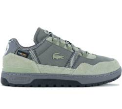 LACOSTE T-Clip Winter Low 224 - Herren Sneakers Winterschuhe Cordura Grau-Grün 748SMA0037LG5 von Lacoste