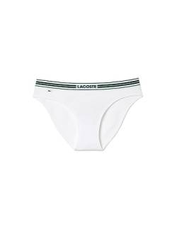 Lacoste Damen 8F8185 Slip, Blanc, von Lacoste