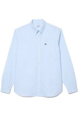 Lacoste Regular Fit Hemd blau, Einfarbig von Lacoste